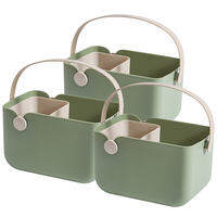 Hand-held Plastic Bath Caddy Basket