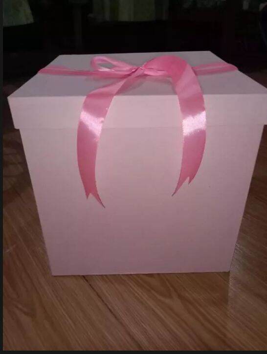 GIFT BOX BIG SIZE HARD BOX PACKAGING BOX 10x10x10 INCHES Lazada PH
