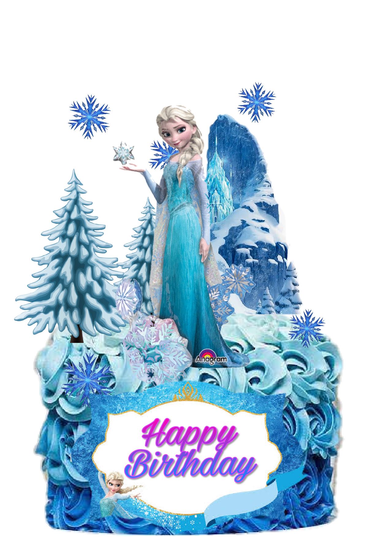 Elsa Cake Topper Figurine : Target