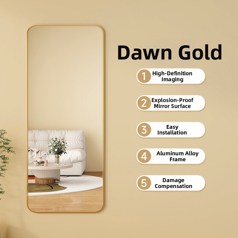 Self-Adhesive Hanging Full Length Mirror