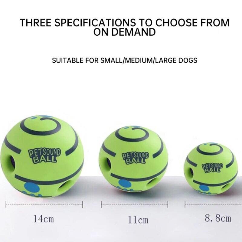 Pet Balls Cat Dog Animal Teething Balls Battery-Free Self-Heeling Weird Balls Training Pet Toys. 