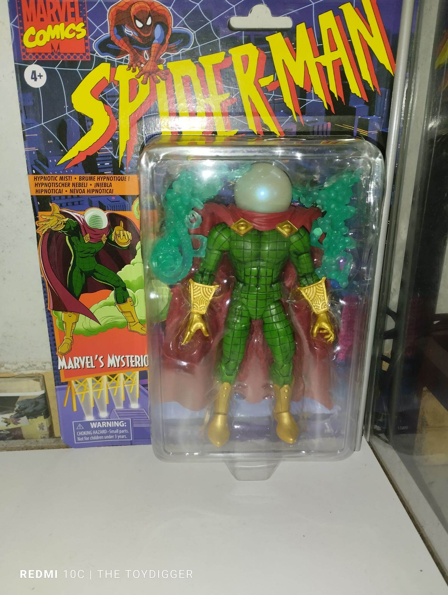 MarveI Mysterio Retro Splder Man Villain Action Figure Authentic ...