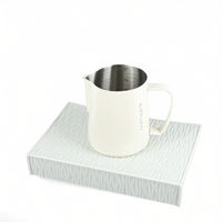 Airflow | Textured Round Mouth Stainless Steel Milk Frothing Pitcher