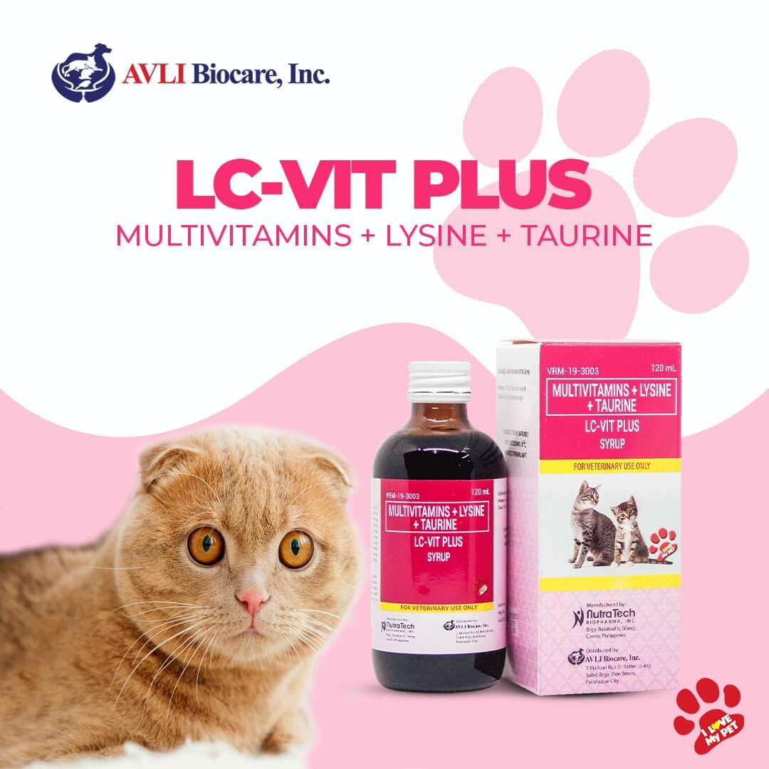 LCVit Plus Syrup For Cats.(120ml) Lazada PH