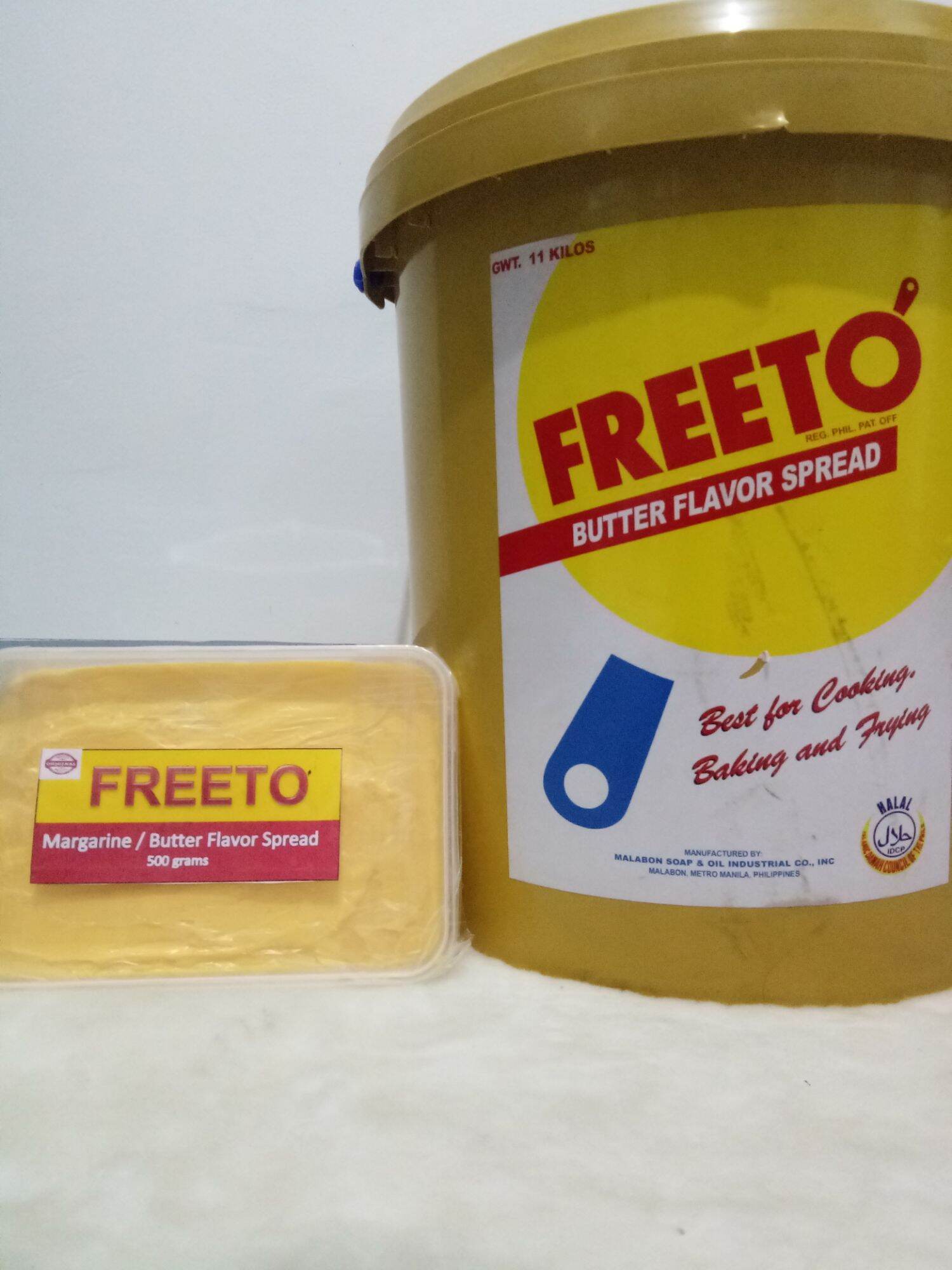 Original Freeto Butter Flavor Spread / Margarine 500 grams in tub