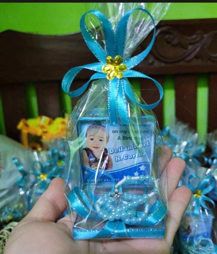 Christening rosary souvenir (free layout) MINIMUM OF 20PCS Lazada PH