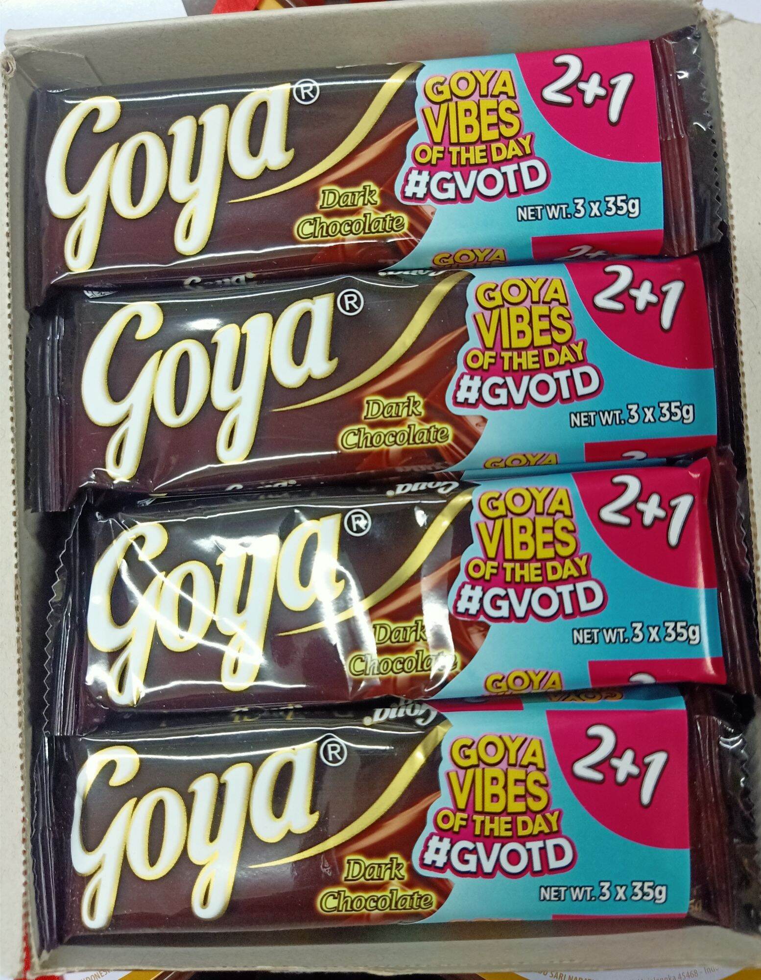 GOYA CHOCOLATE SOLD PER BOX (2+1) 8 SETS=24 PCS | Lazada PH