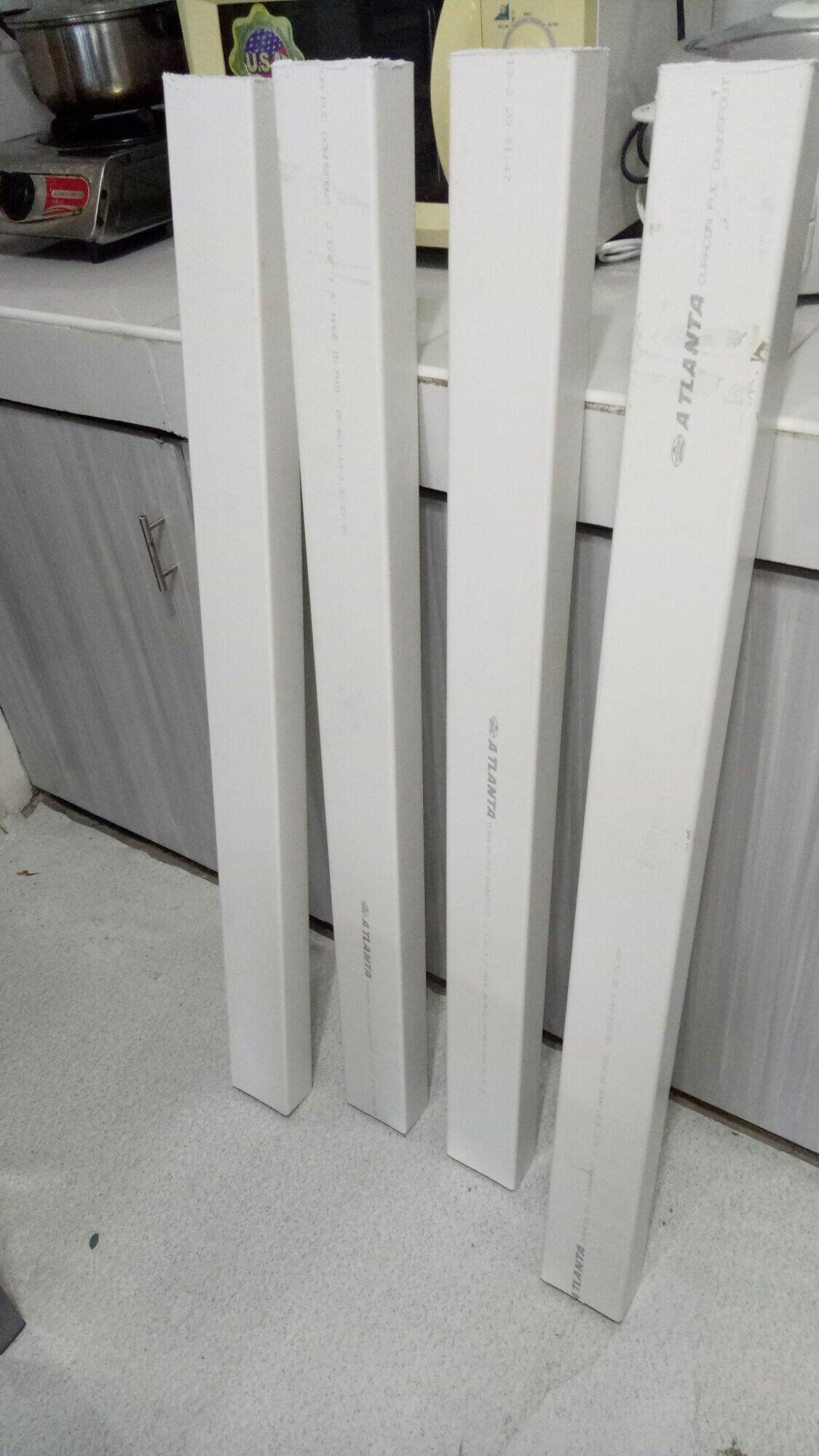 PVC tubular downspout plain 2.5x4 / 4ft (Atlanta industries inc) Lazada PH