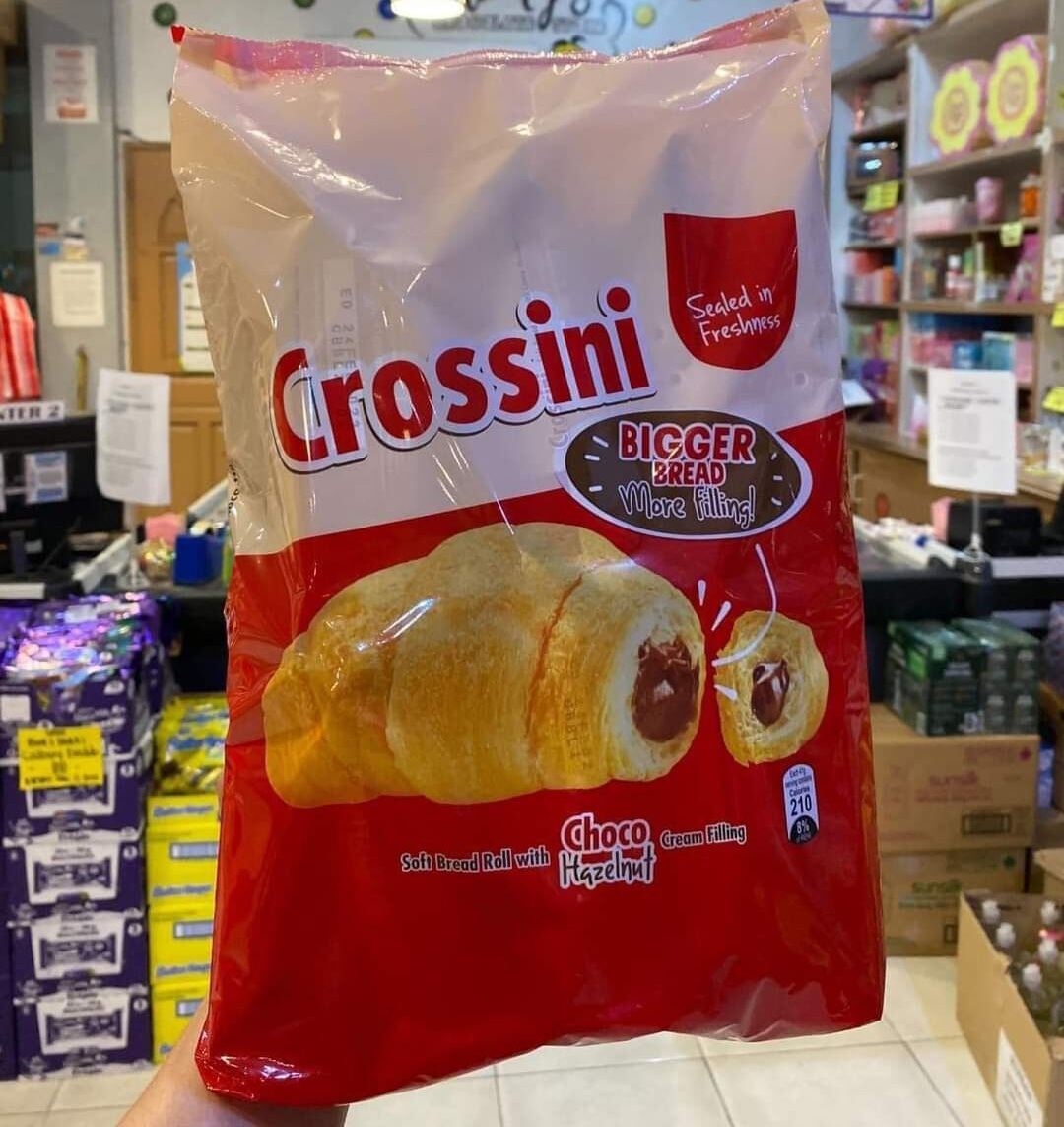 Crossini Choco hazelnut bread roll Lazada PH