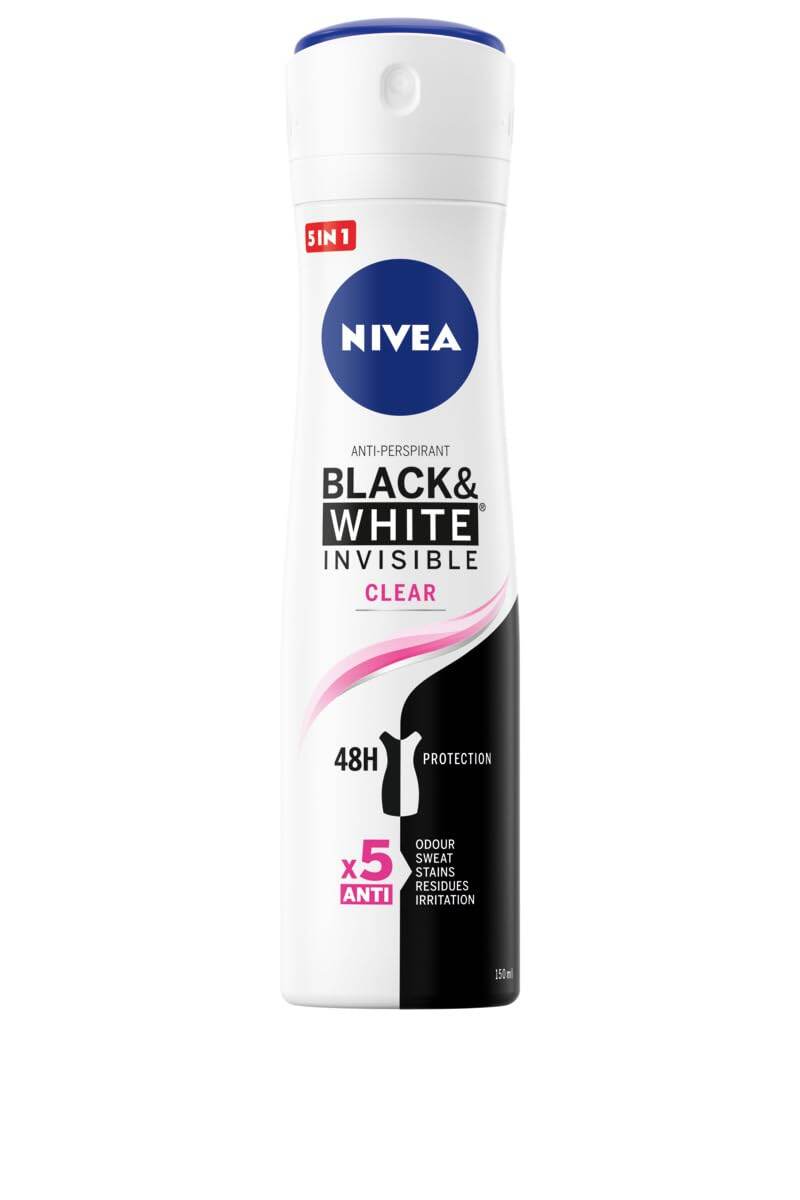 Nivea Women Deodorant Spray Invisible for Black and White Clear/Fresh150ml