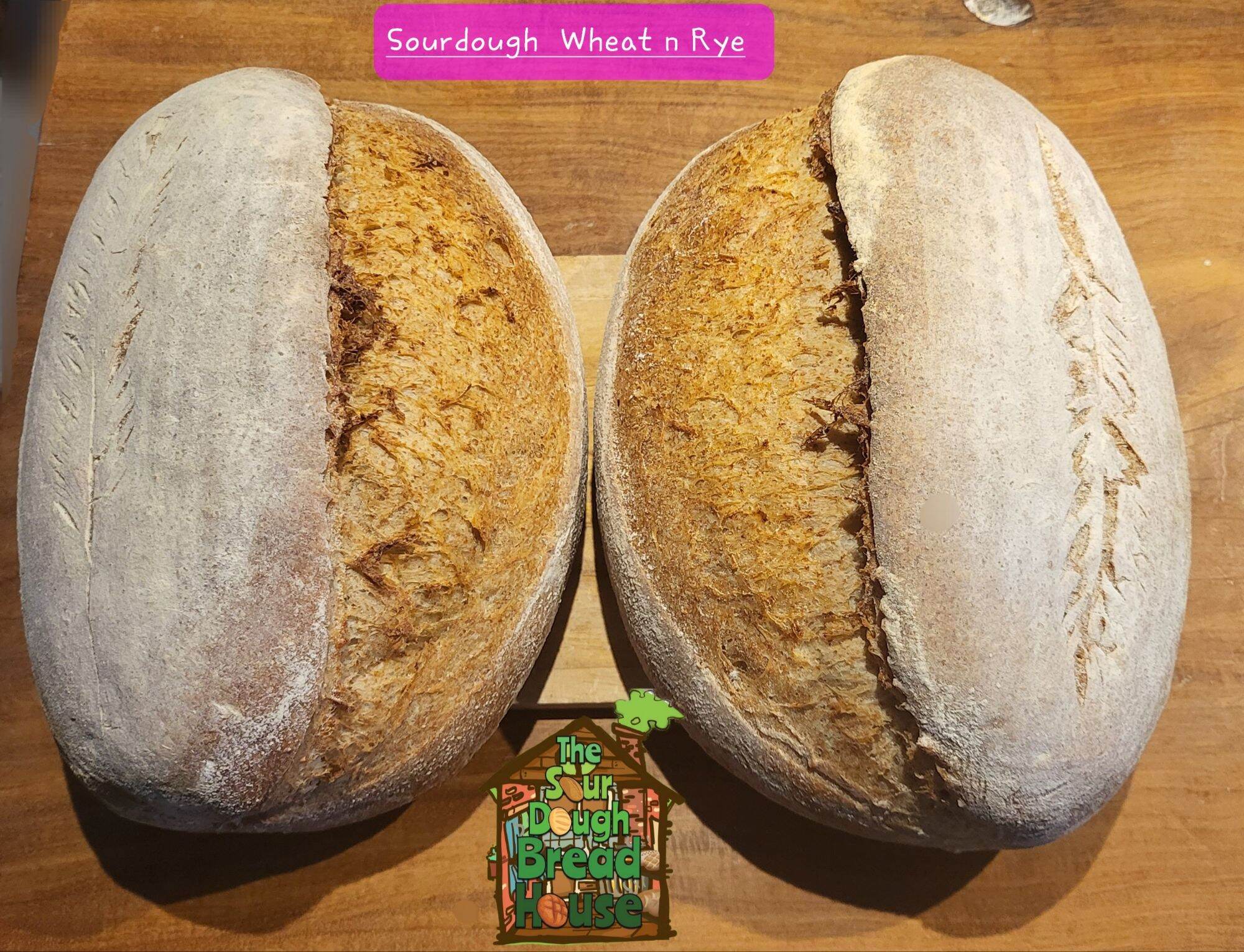 Whole Wheat and Rye Sourdough Bread  METRO MANILA ONLY