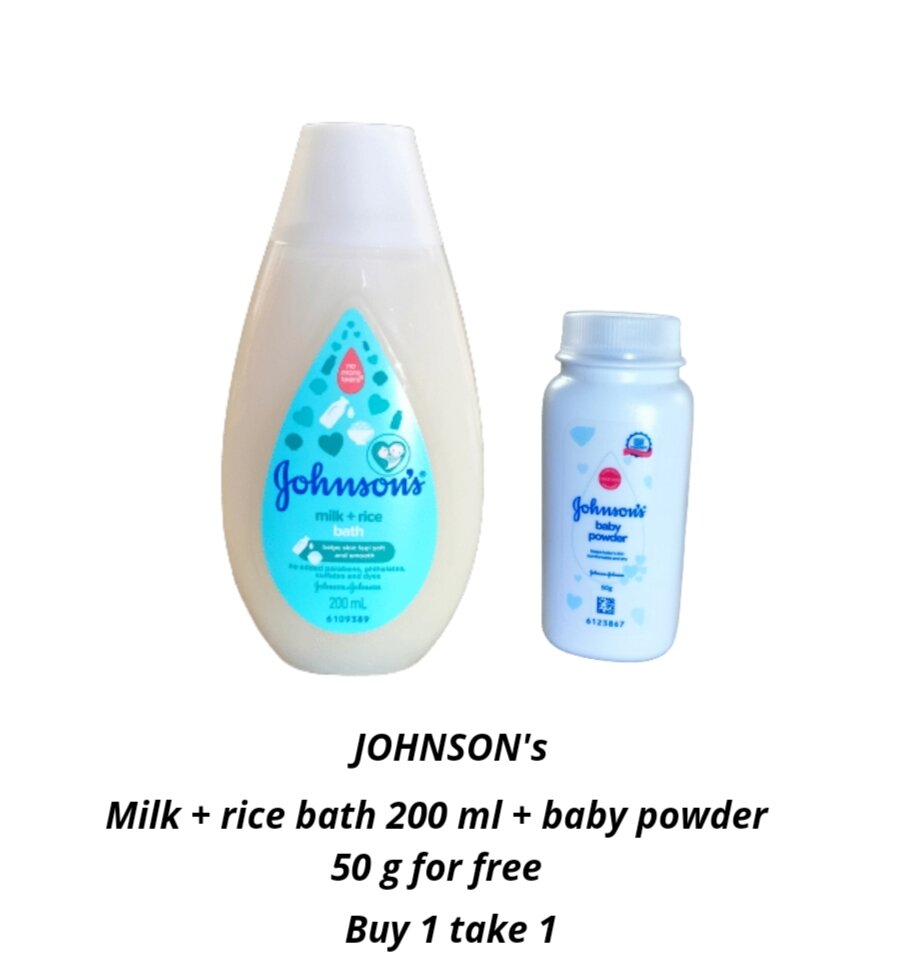 Johnsons(milk bath & powder) Lazada PH