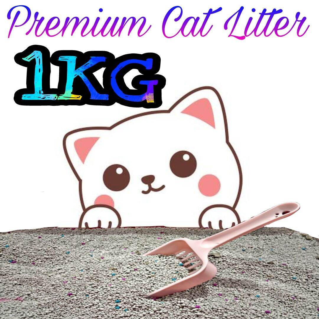 PREMIUM CAT LITTER SAND (1 KG ) scent may vary Lazada PH