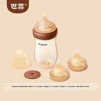 Thyseed | Anti-colic Anti-choking Glass Baby Bottle