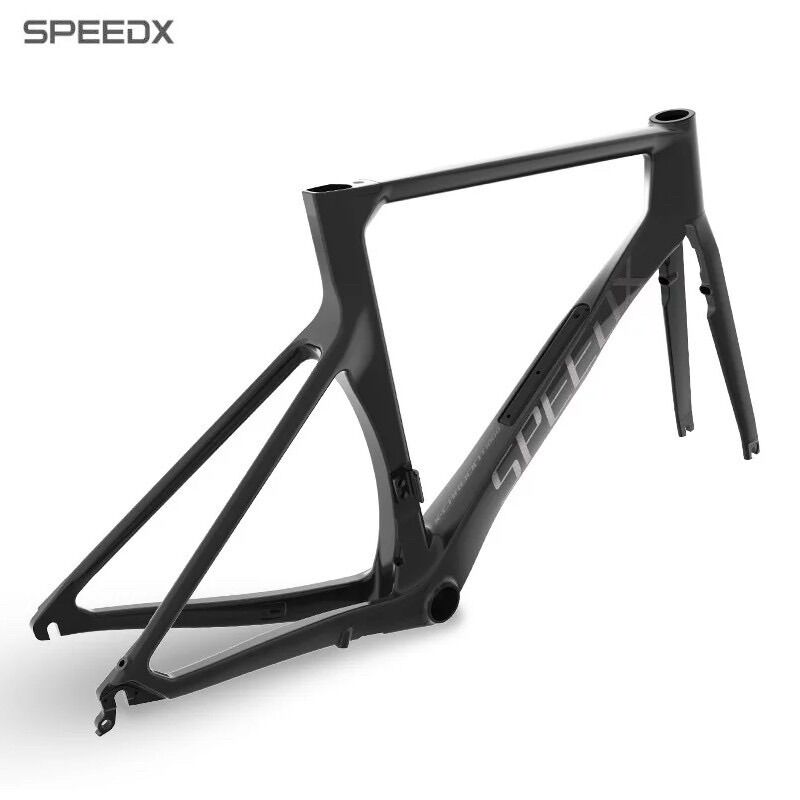 Frame Speedx Leopard Full Carbon with Fork Leopard Design Bike Set