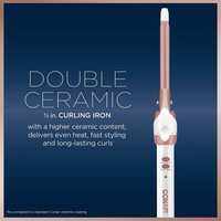 CONAIR Double Ceramic 1-Inch Curling Iron