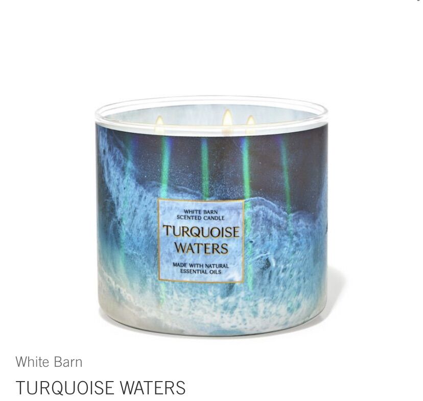 Bath and Body Works Turquoise Waters 3 wick Candle Lazada PH