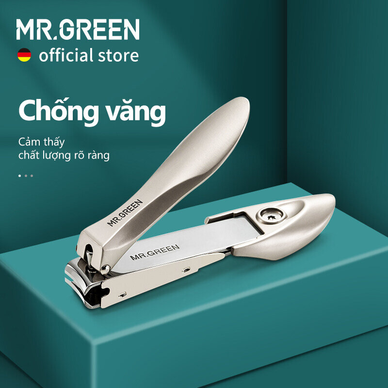  MR.GREEN Kềm Cắt Móng Tay Thép Không Gỉ Chống Văng Móng Tay Cắt Dụng Cụ Làm Móng Tay Bionics Thiết Kế Cắt Móng Tay Móng Chân Cắt Kéo 