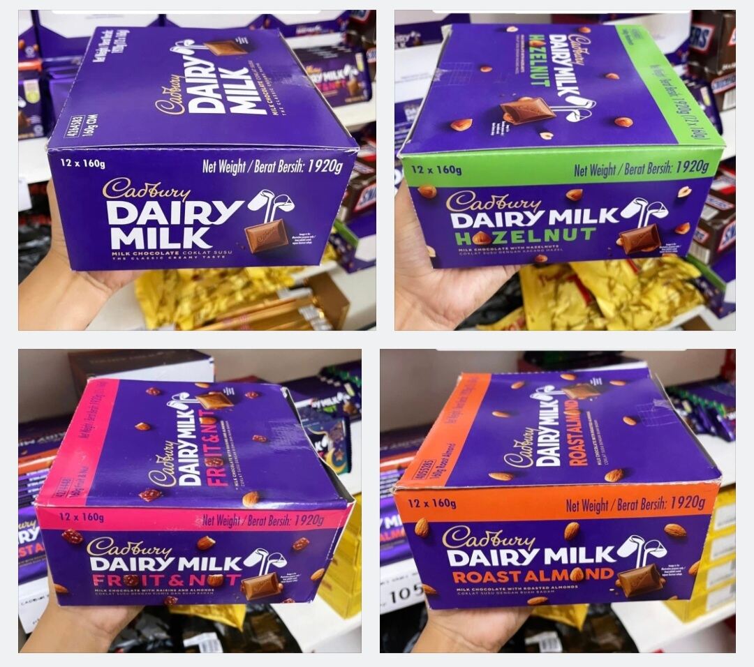 Cadbury Dairy Milk 160g box