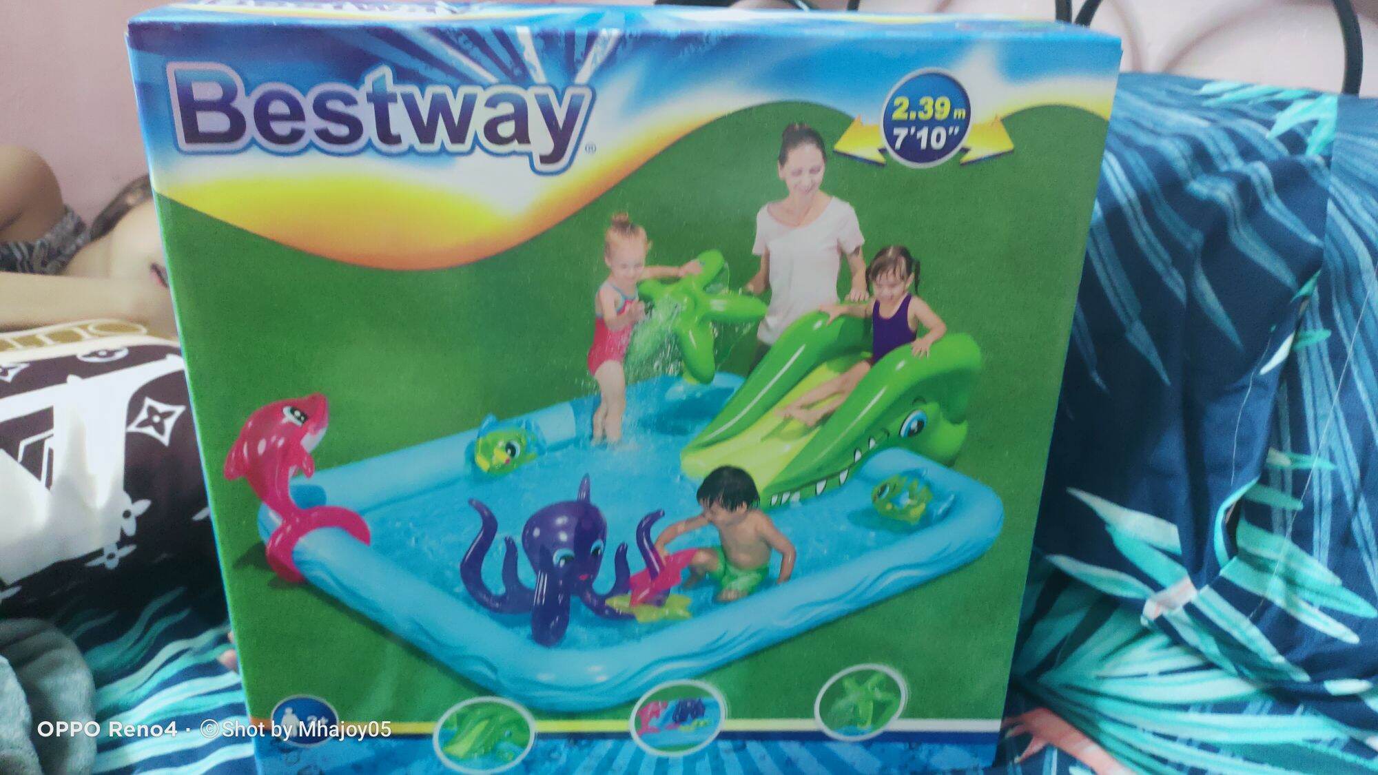 Bestway inflatables Kiddie pool with Slide Lazada PH