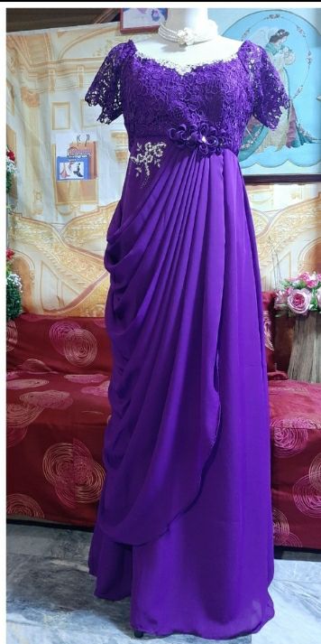 NEW STYLE] Mother of the Bride Dress / Gown for Ninang / Principal Sponsor  Gown | Shopee Philippines