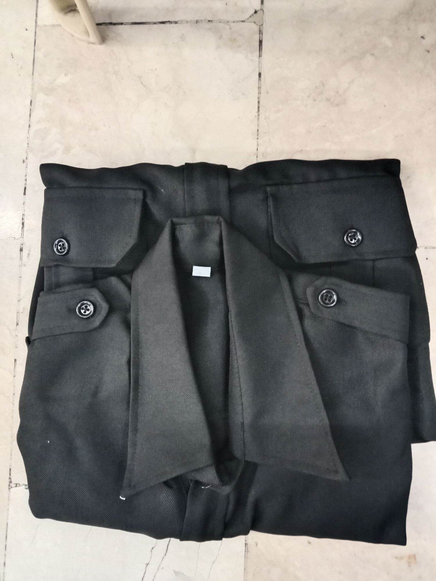 Bust Jacket Black For Security Guard Uniform. 