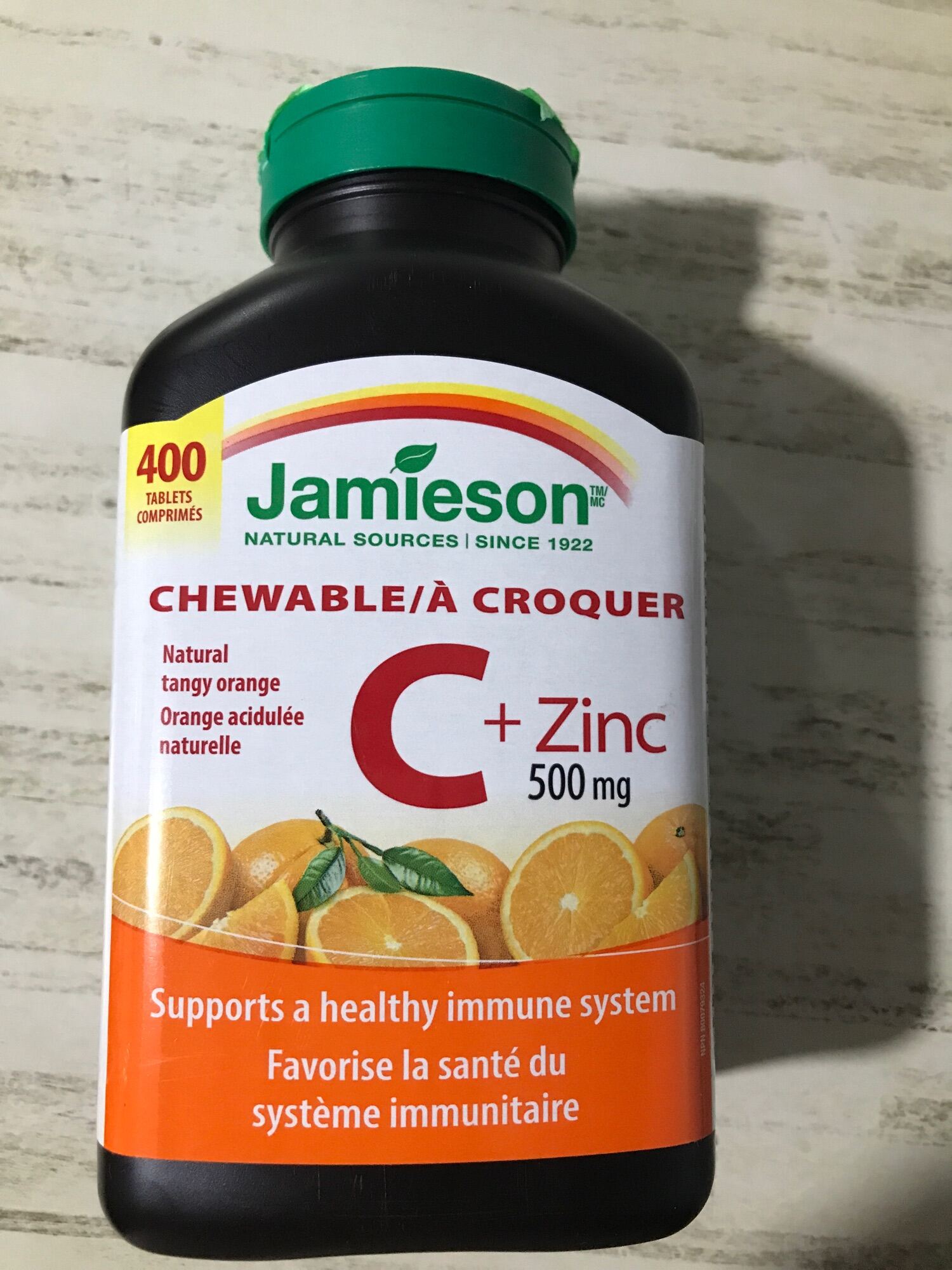 Jamieson Vitamin C + Zinc 400 tablets Expiration January 2024 Lazada PH