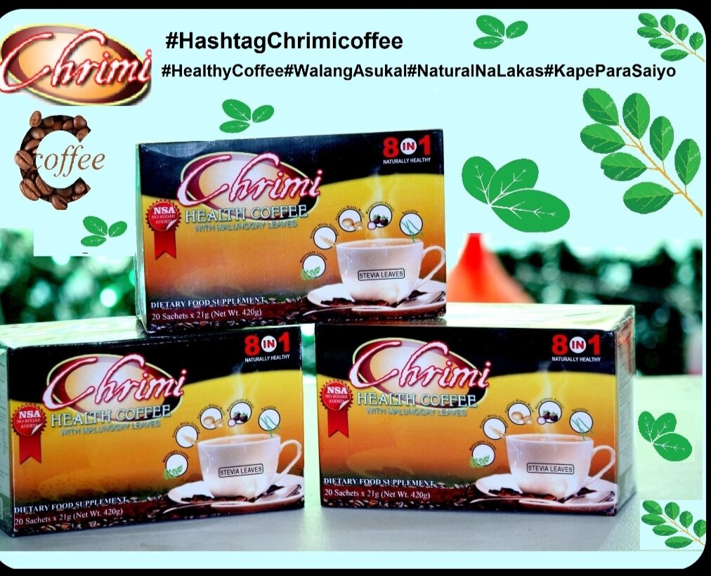 Chrimi Coffee 8 in 1 Health Coffee with Malunggay leaves