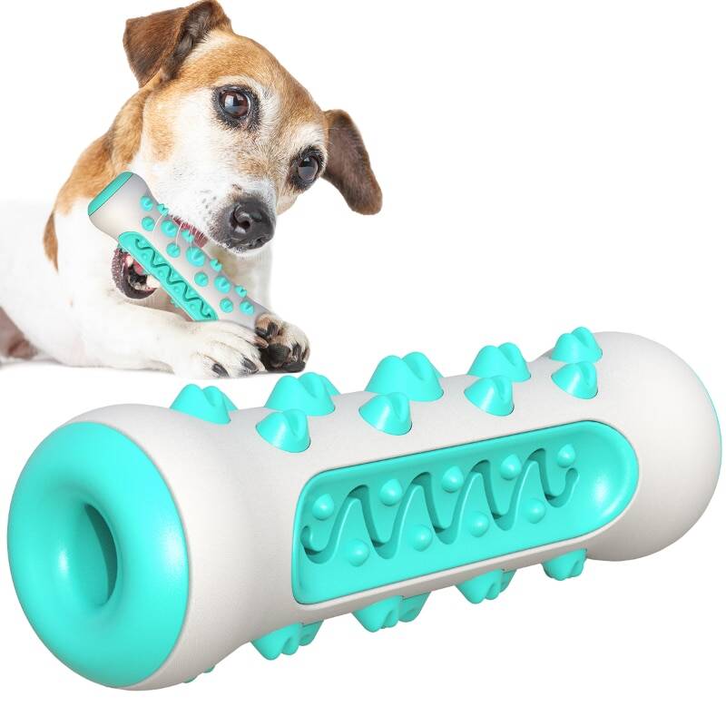 Dog Toy Teething Stick Chewable Teeth Cleaning Bones Dog Toothbrush TPR Safe Puppy Dental Care Cleaning Toys Supplies. 