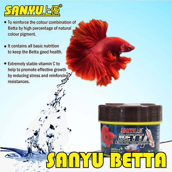 Sanyu Betta Pellets 8g Tropical Betta Fish Food Lazada PH