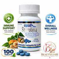 Spirulina for men by Gfoxx 100 blue tablets