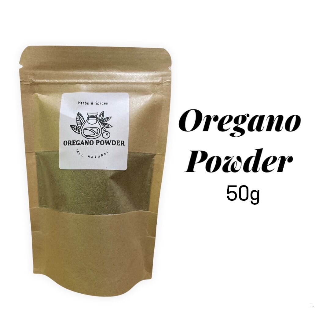 Oregano Powder in Resealable / Ziplock Pouch 50g All Natural Lazada PH