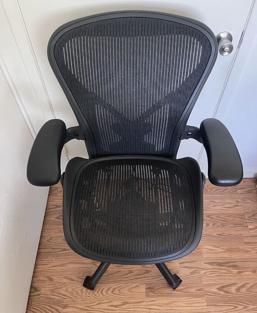 Herman Miller Aeron Size B Fully Loaded Version With Posturefit Support ...