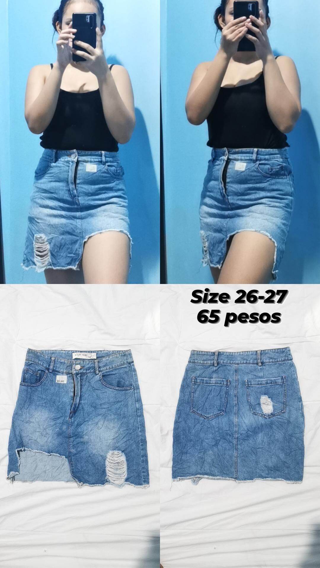 Ukay Ukay Denim Skirt Class A Lazada PH