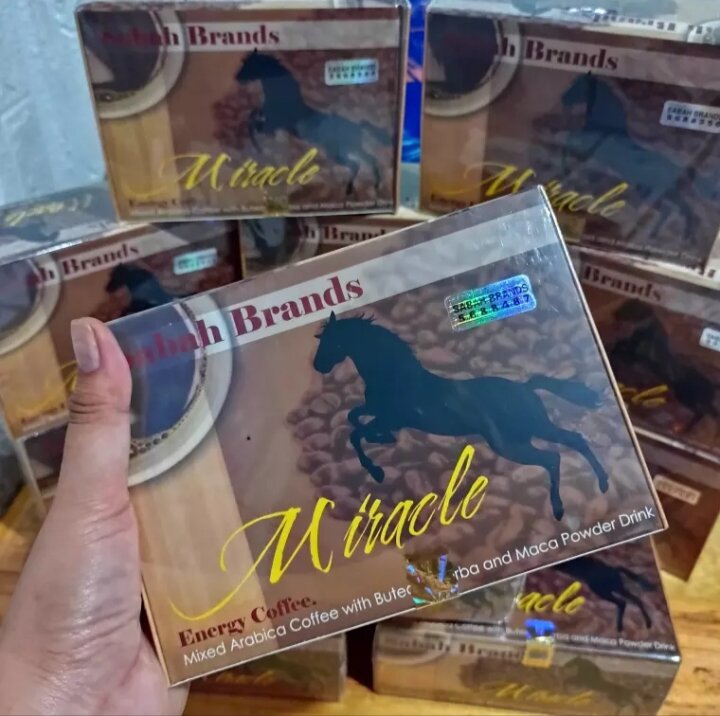 100% ORIGINAL SABAH BRANDS MIRACLE COFFEE FOR MEN AND WOMEN 20 PCS ...