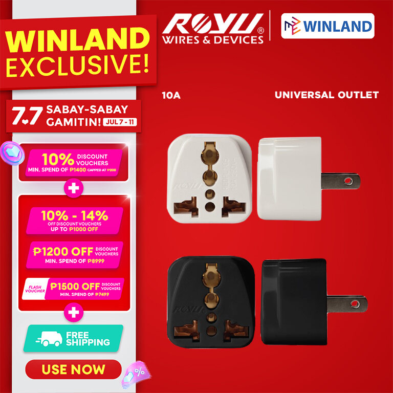 Winland Universal Adaptor: Compact Travel Power Plug Converter