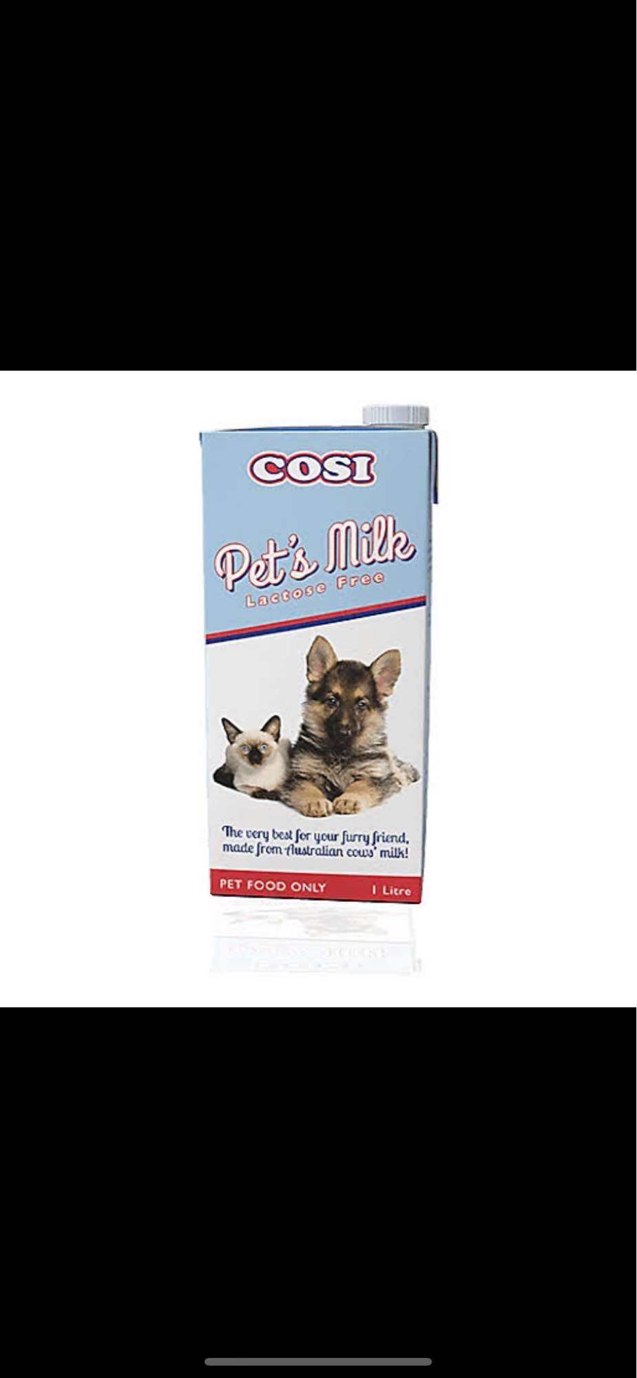 Cosi pet's outlet milk