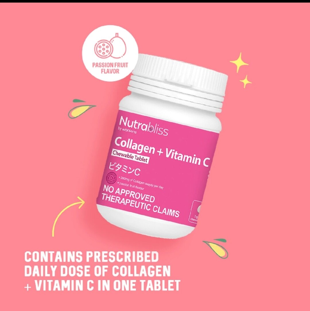 Nutrabliss Collagen + Vitamin C 120 tablets/ bottle Lazada PH