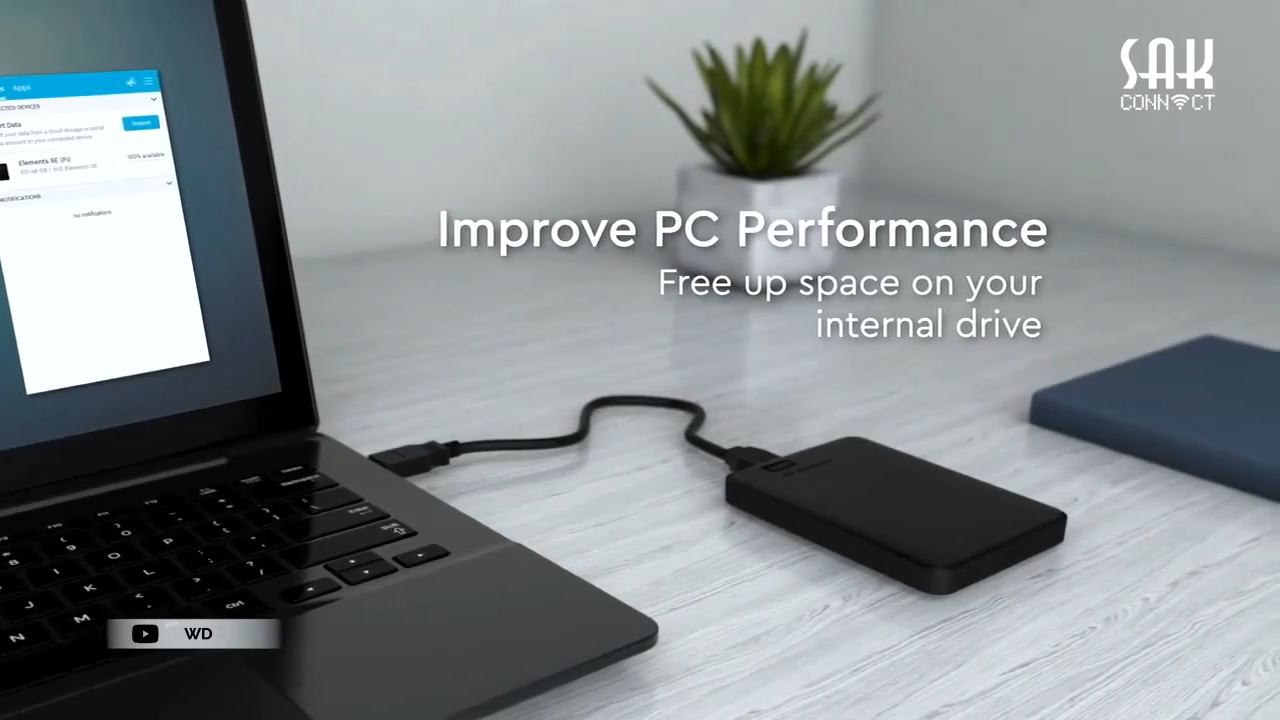 Western Digital External Hard Drive Storage HDD USB 3.0 WD Portable