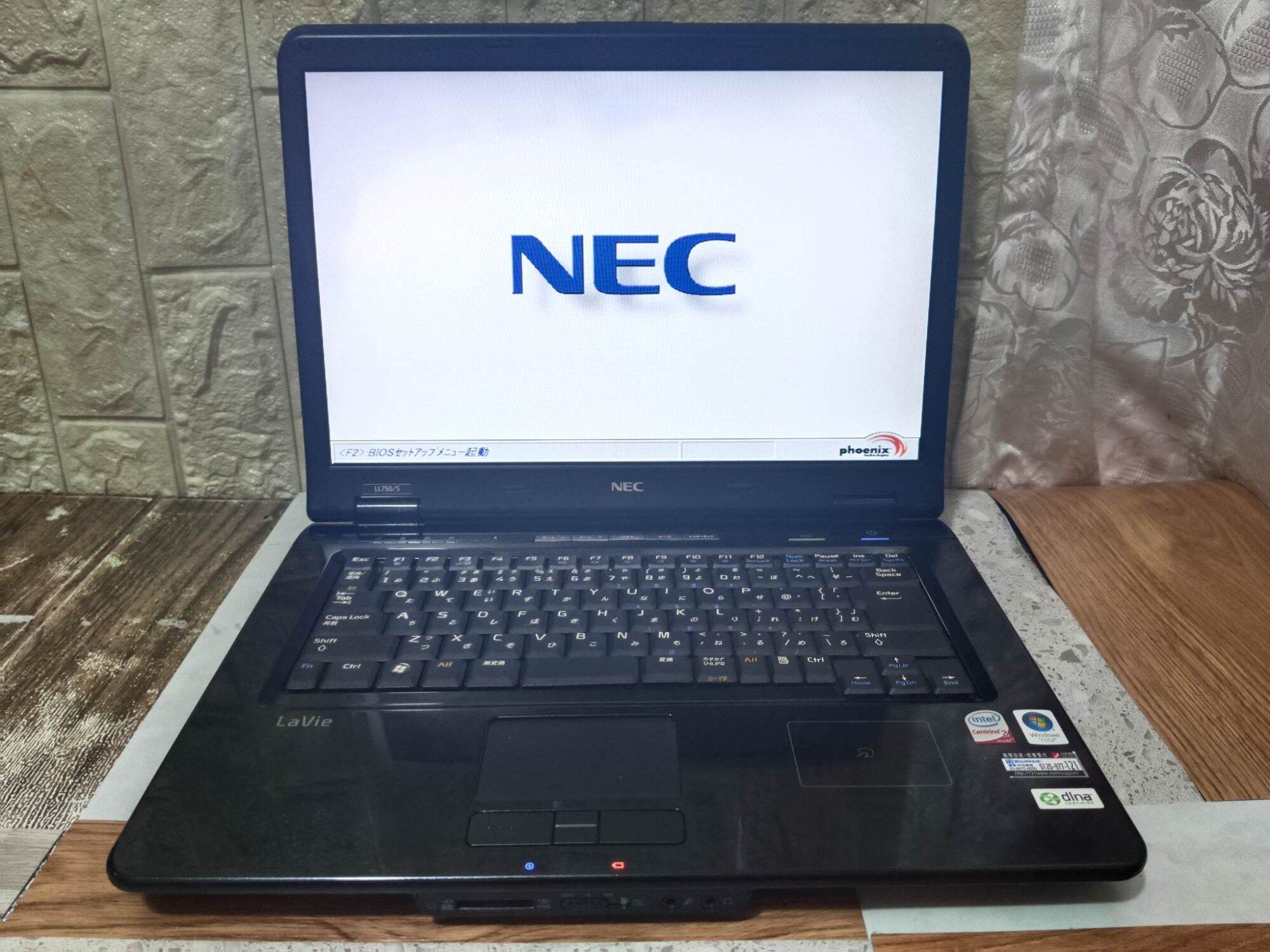 Original Quality Laptop NEC Model LL750/S Windows 7 Intel Core 2