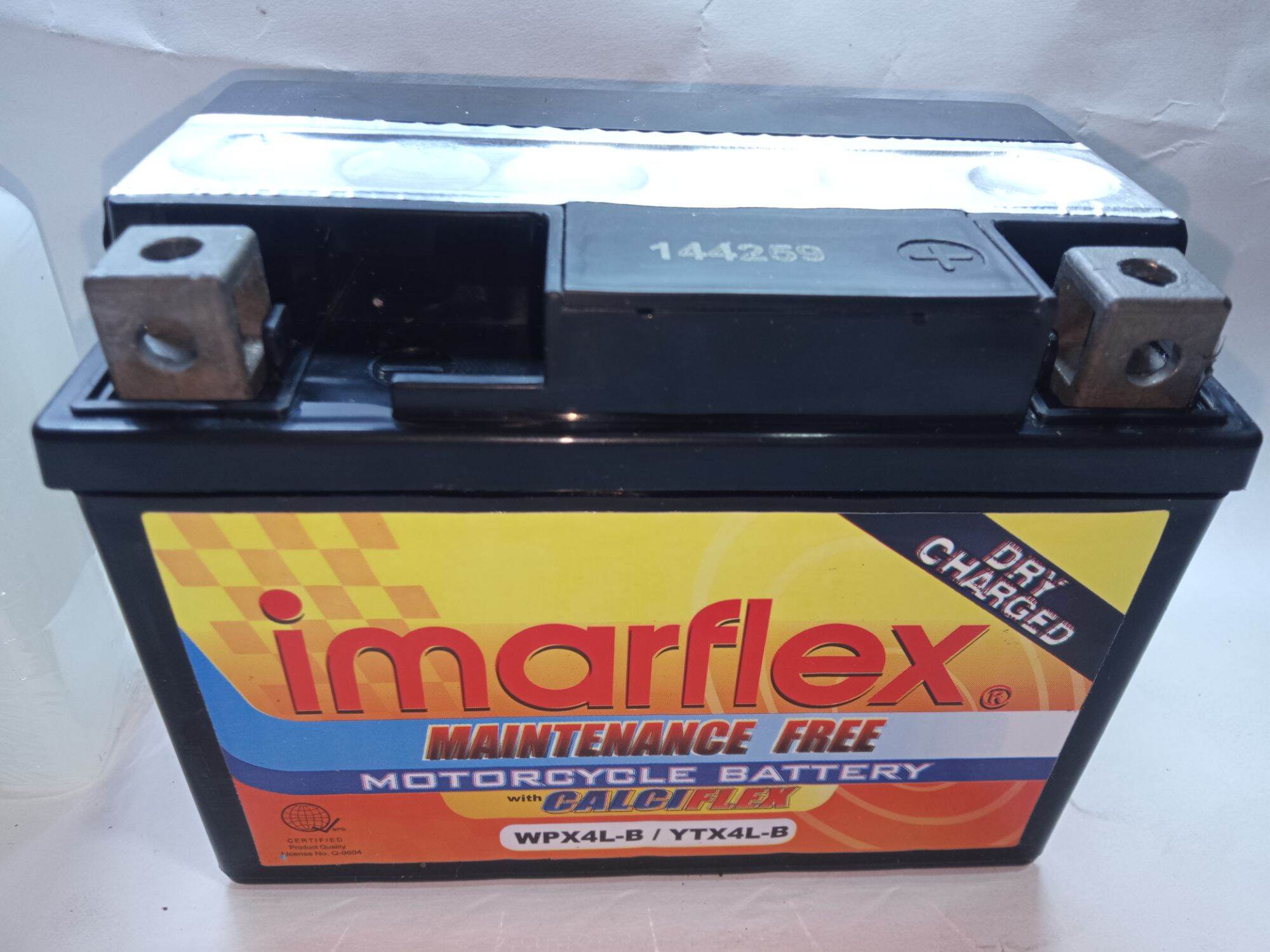 Imarflex Battery Battery WPX4L-B (IMARFLEX) Maintenance free | Lazada PH