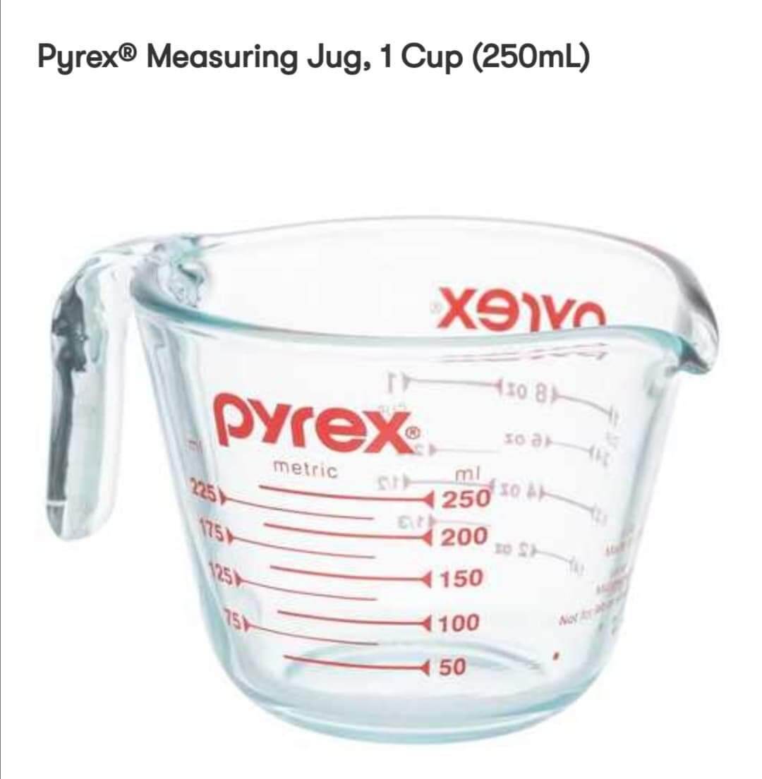 Pyrex Measuring Jug 1-Cup/250ml | Lazada PH