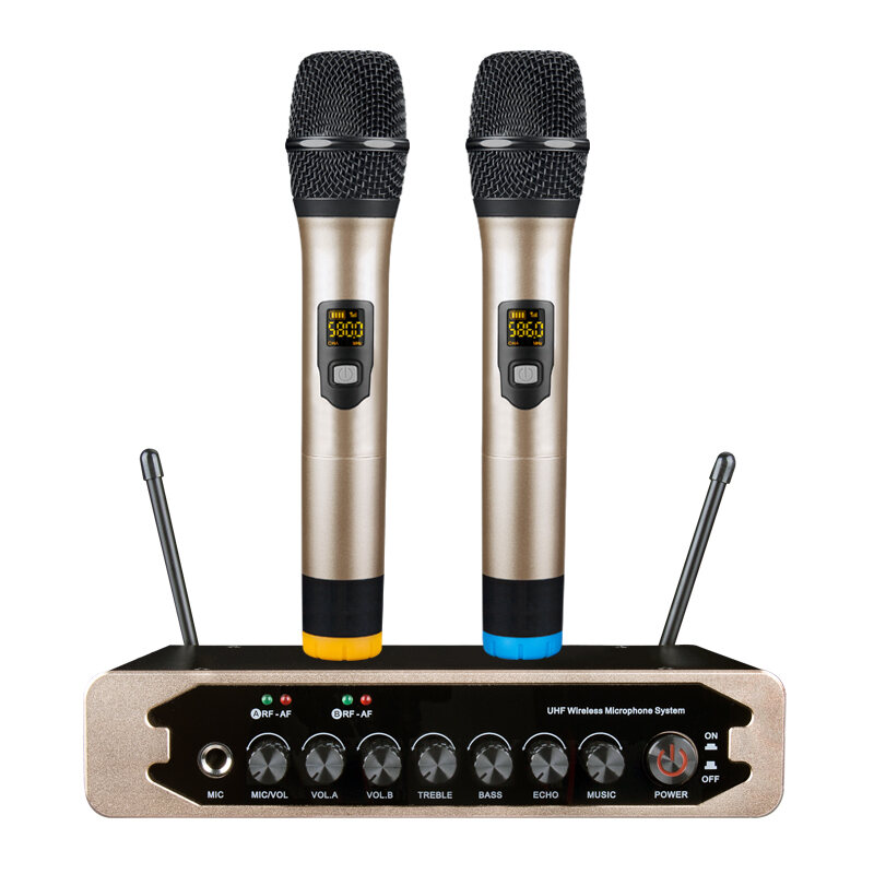 Home TV Karaoke Wireless Microphone Home Reverb KTV Singing Equipment Set Projector Bluetooth