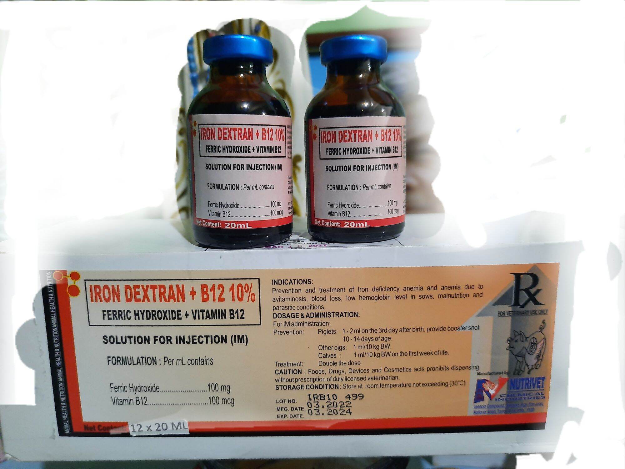 IRON DEXTRAN WITH VITAMIN B12 20ML Lazada PH