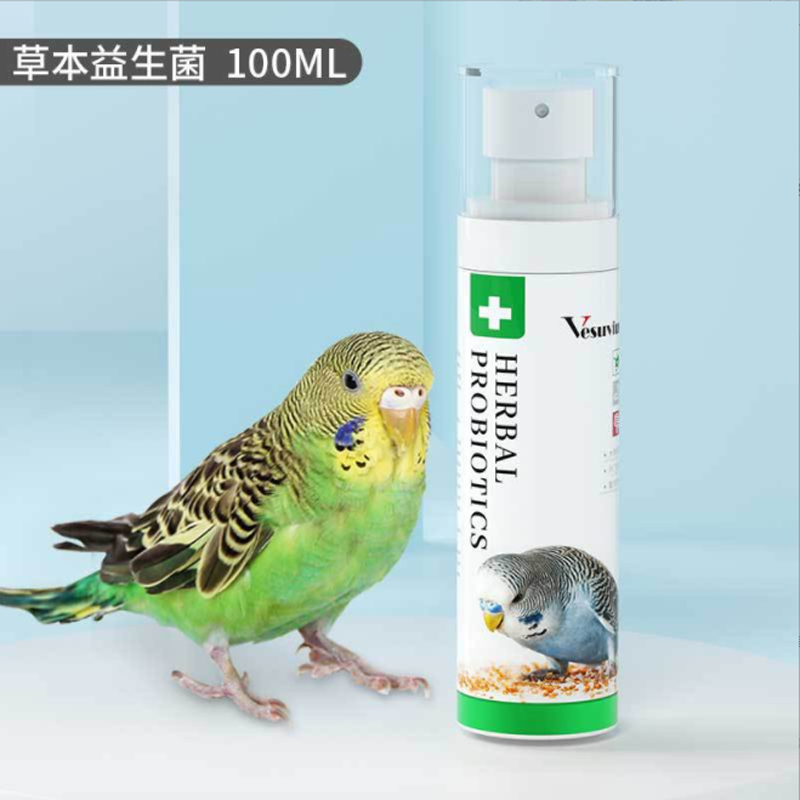Pet Birds Parrot Liquid Probiotics Viable Organism Prevention Bird
