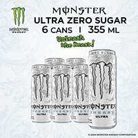 Monster Energy Ultra White 355ml - Pack of 6