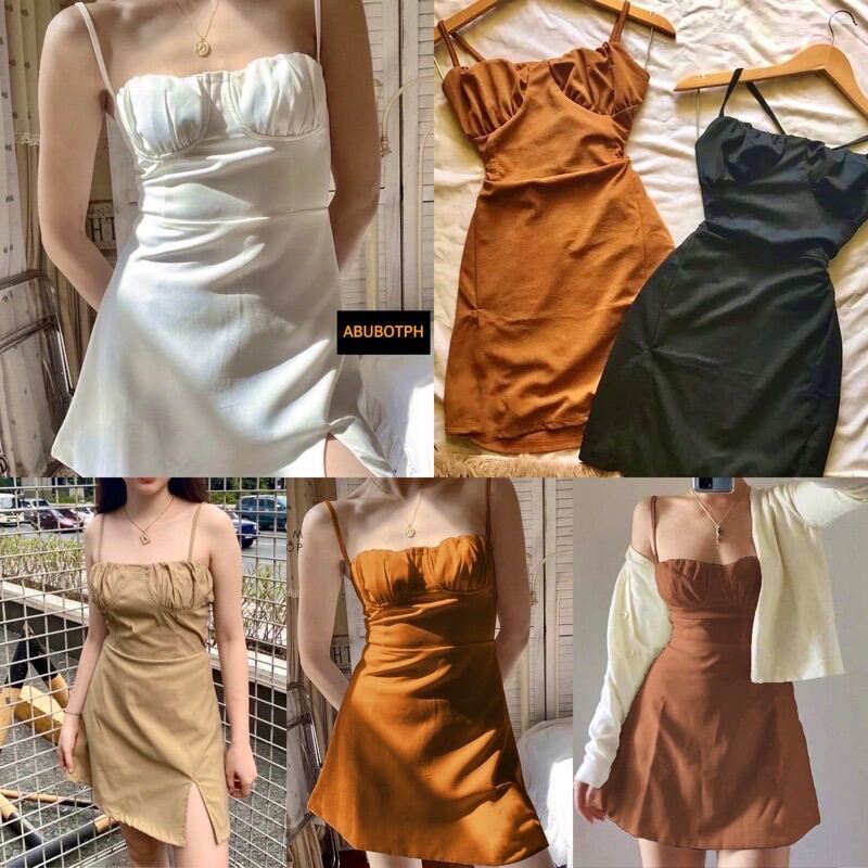 JELLY KOREAN Backless Lace Up Dress Lazada PH