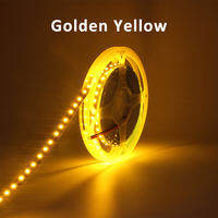 MJJC | 12V 2835 LED Strip Light 120LEDs/M Red Green Blue Yellow Warm WhiteTape Ribbon High Brightness 8mm Lamp For Room Decor Lighting