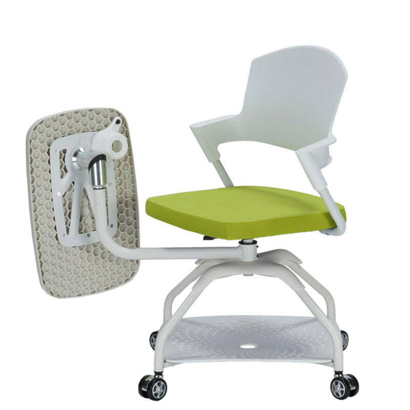 Smart Classroom Computer Training Chair Plastic Backrest Conference