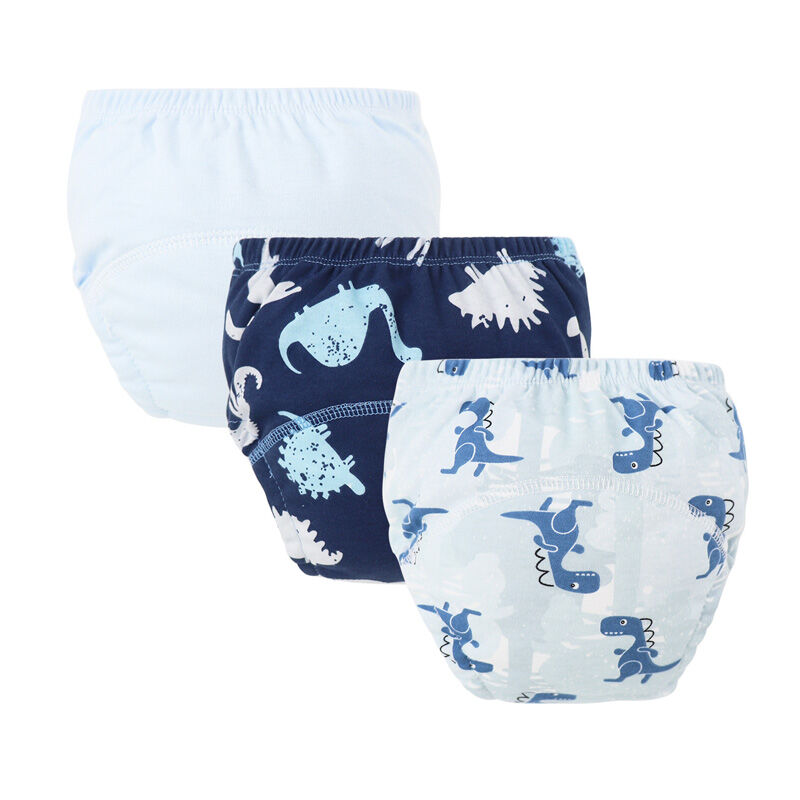 3Pcs Baby Diaper Training Pants for Girls Boys Washable Nappies Infant Cloth Diapers Reusable Kids Underwear Toddler Shorts
